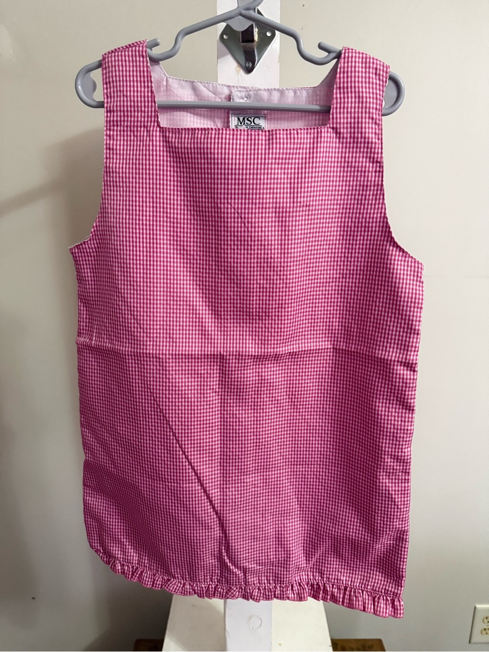 NWT MSC Gingham Shift Dress